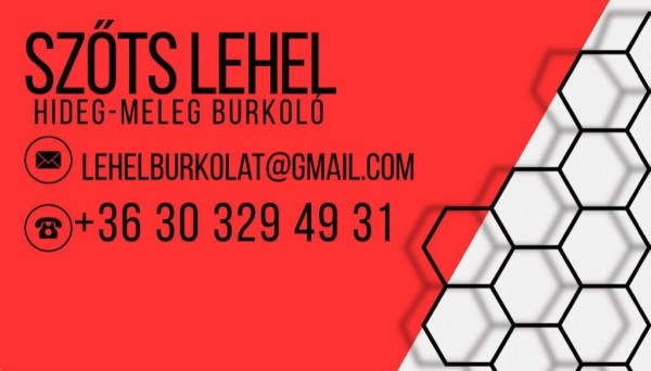 Szőts Lehel hideg - melegburkoló