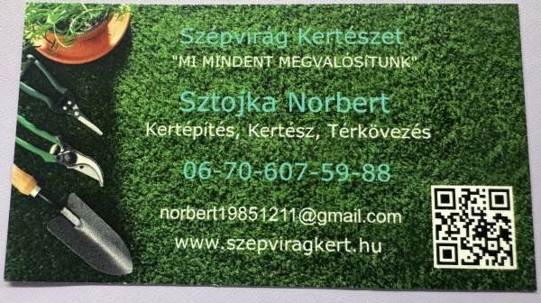 Sztojka Norbert e.v , Szépvirágkert