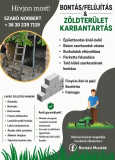 Szabó Norbert Bontás/Felújítás és zöldterület karbantartás