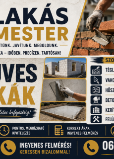 Lakás Mester Építünk Javítunk.