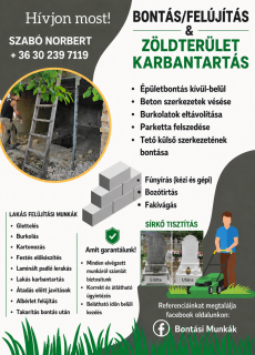 Szabó Norbert Bontás/Felújítás és zöldterület karbantartás